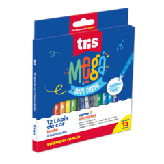 LAPIS COR MEGA SOFT JUMB 12COR APONTADOR CJTO