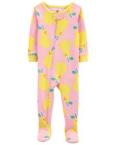Macacão Carters algodão com pé e com ziper pera - comprar online