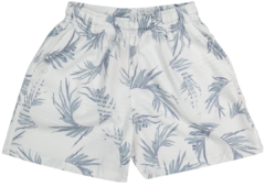 Bermuda boxer Ogochi essencial azul folhagem