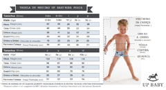 Sunga boxer UV 50+ azul animais Up Baby - comprar online