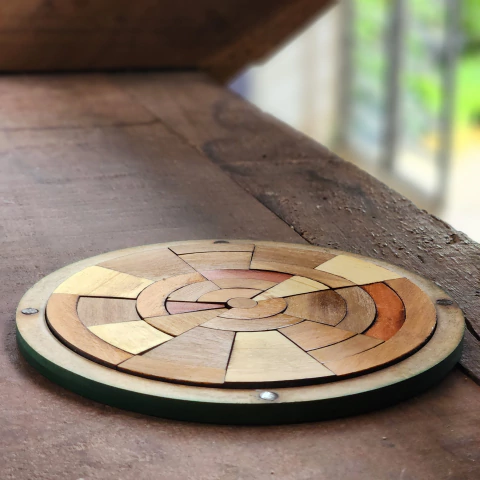 Quebra cabeça circular pequeno