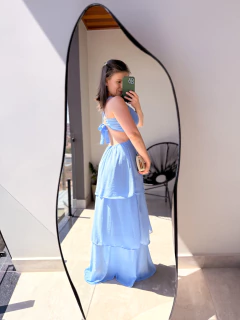 Vestido Camadas Chiffon - Penduricalho Modas