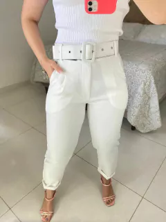 Calça Alfaiataria Com Cinto - comprar online