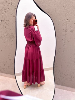 Imagem do Vestido Midi Manga Flaire