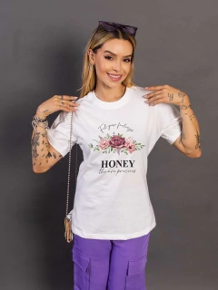 T-shirt Flores Honey na internet