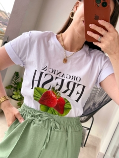 T-shirt Organic Fresh Morangos - comprar online