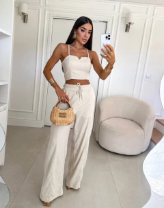 Calça Pantalona Linho Forrada - loja online