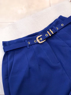 Short Naomi Alfaiataria com Cinto - Penduricalho Modas