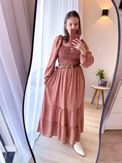 Imagem do Vestido Fiorela Manga Longa Florido