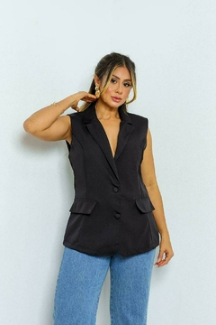 Colete Alongado Alfaiataria - comprar online