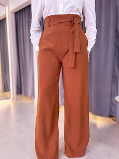 Calça Pantalona Marrant Com Faixa