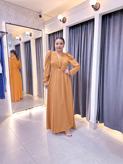 Vestido Serena Manga Longa - Penduricalho Modas