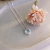 Colar Luxo Coração Cravejado com Zircônia Cristal e Azul - Like Pratas - Joias em prata 925