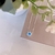 Colar Prata Luxo Redondo Azul Céu + Cristal Cravejado - comprar online