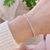 Pulseira Luxo Riviera Zircônia Rosa Claro