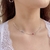 Choker de Prata Elo Aberto Zircônia Redonda Colorida