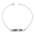 Pulseira de Prata Chapa Larga Personalizável - Frente e Verso - comprar online