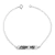 Pulseira de Prata Chapa Larga Personalizável - Frente e Verso - comprar online