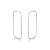 Brinco Argola Fio Quadrado Retangular