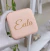 Porta-Joias com Zíper Rosé - Personalizável com Nome