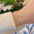 Imagem do Pulseira de Prata Chapa Larga Personalizável - Frente e Verso
