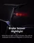 Luz ROCKBROS sensor de freno Inteligente en internet