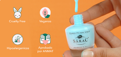 Kit 6 Esmaltes Tradicionales x17 Ml + Quitaesmalte x 60 Ml - tienda online