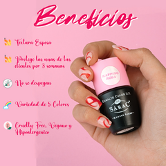 Kit Kapping Nivelador para Uñas + Adhere + Bonder + Removedor de Uñas x125ml + Lima + Top Coat + Base Coat - By SaraC
