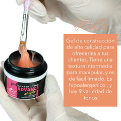 Kit Gel de Construcción Advance x30 G + Adhere + Bonder +1 Lima + Clarificador en internet