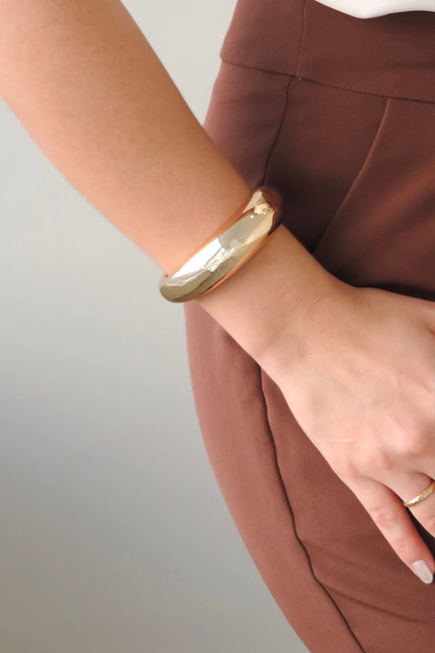 Bracelete Oval Liso ABS - comprar online