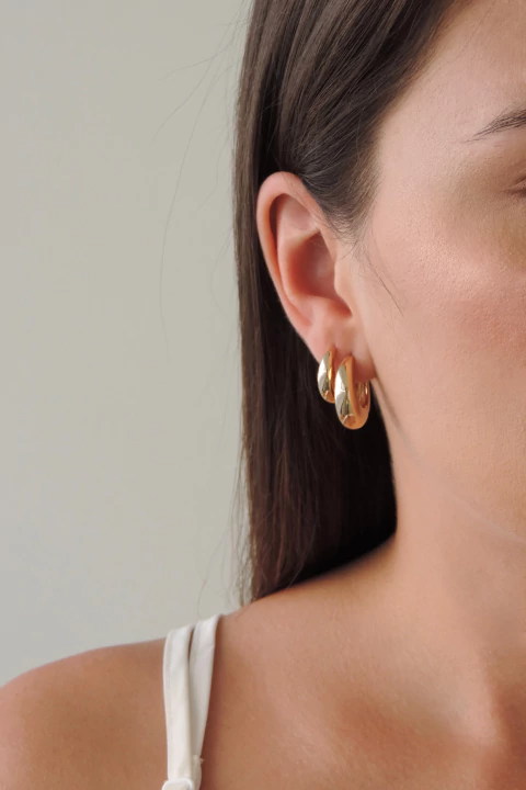 Argola Click Oval Lisa - comprar online