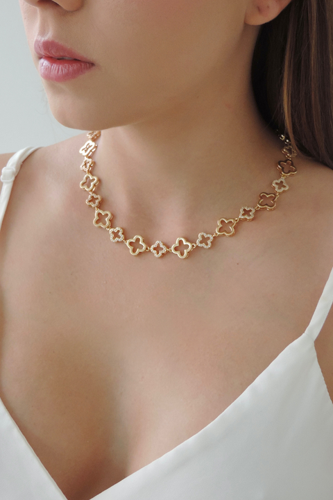 Chocker Trevo Luxo - comprar online