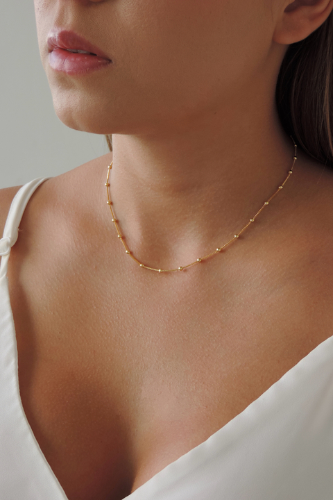 Chocker Bolinhas Espaçadas