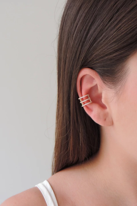 Piercing Fake Triplo Delicado - comprar online