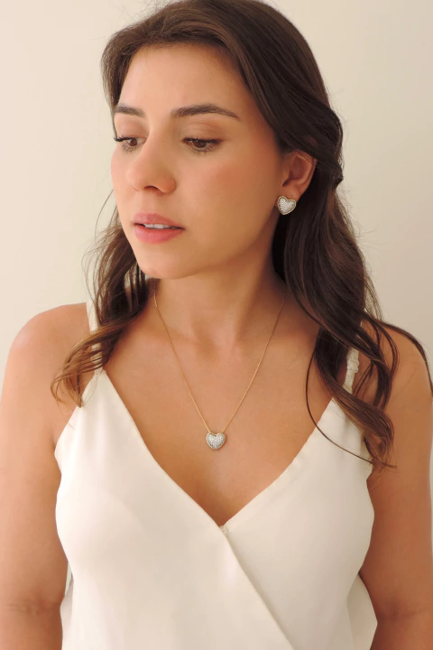 Conjunto Coração Misto - comprar online