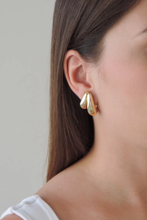 Argola Gota Lisa - comprar online