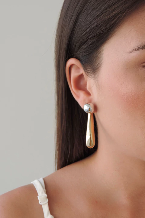 Brinco Ear Jacket Longo Gota - comprar online