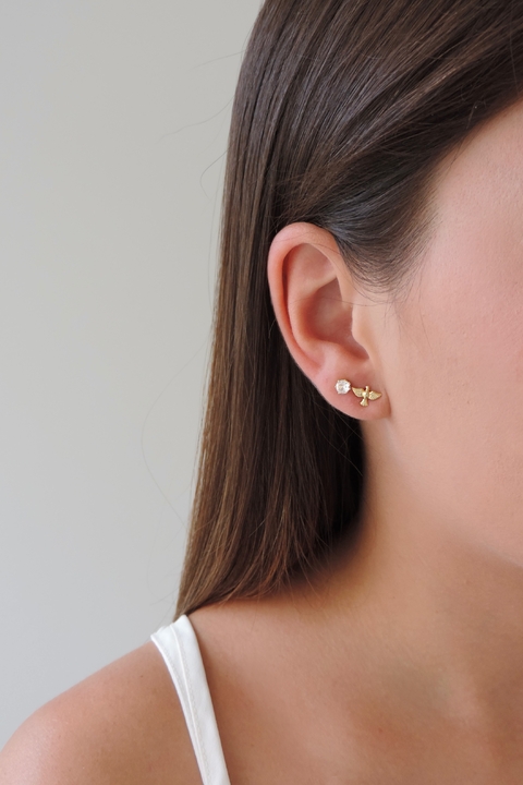 Trio de Brincos Ponto de Luz Espírito Santo - comprar online