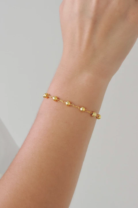 Pulseira Esferas Espaçadas - comprar online