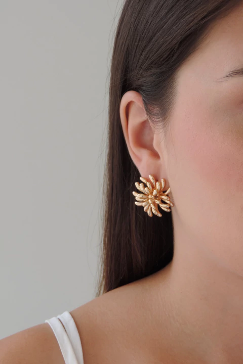 Brinco Flor Fios - comprar online