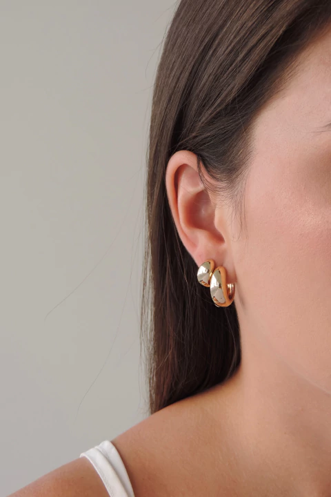 Argola Click Lisa Oval - comprar online