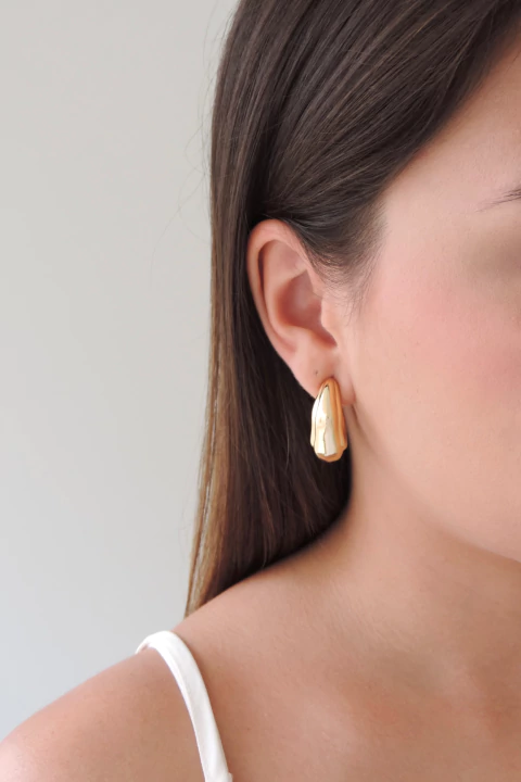 Argola Ondulada Listras - comprar online