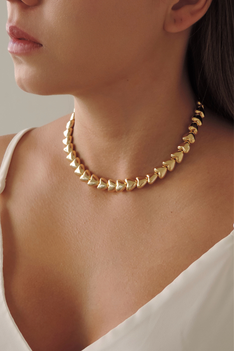 Chocker ABS Coração