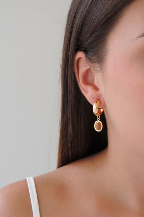 Argola Pingente Pendurado - comprar online