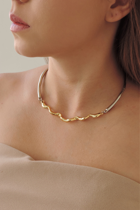 Gargantilha Aro Misto