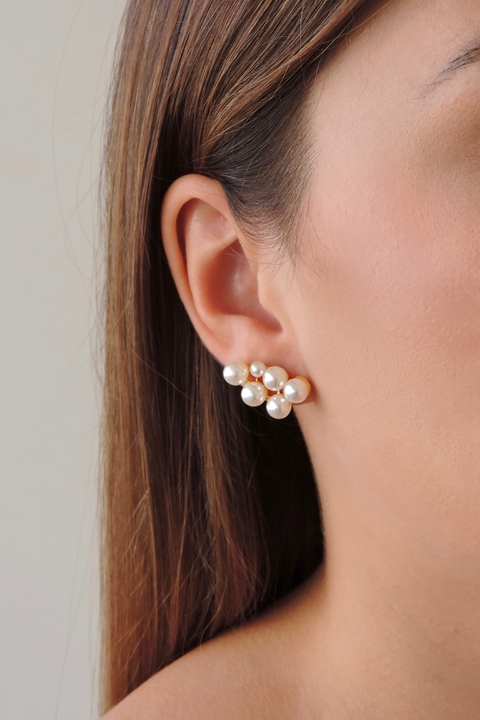 Brinco Earcuff Pérolas P - comprar online