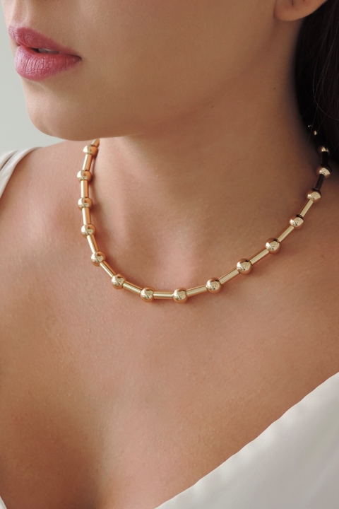 Chocker Tubo e Esfera - comprar online