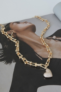 Chocker Elo Inspired Pingente Coração na internet