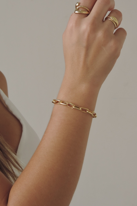 Pulseira Corrente Retangular
