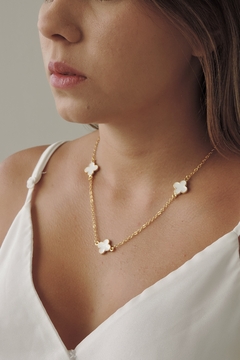 Chocker Trevo Resina